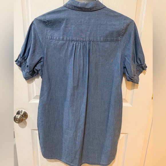 Anthropologie SUNDAYS Denim Blue Murphy Shirt Dress - Picture 6 of 6